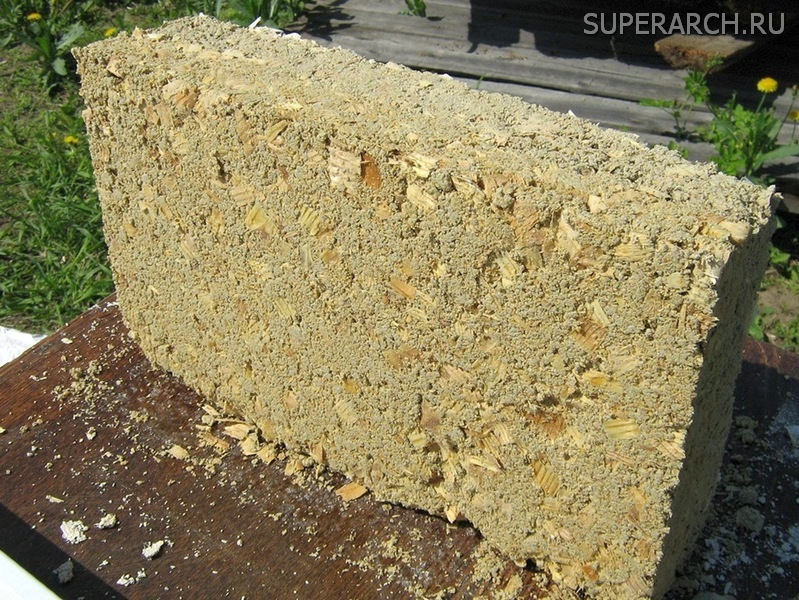цементный раствор с опилками